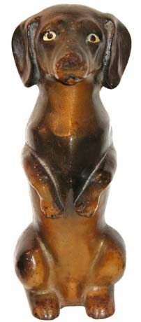 Dick Brothers' Begging Dachschund doorstop