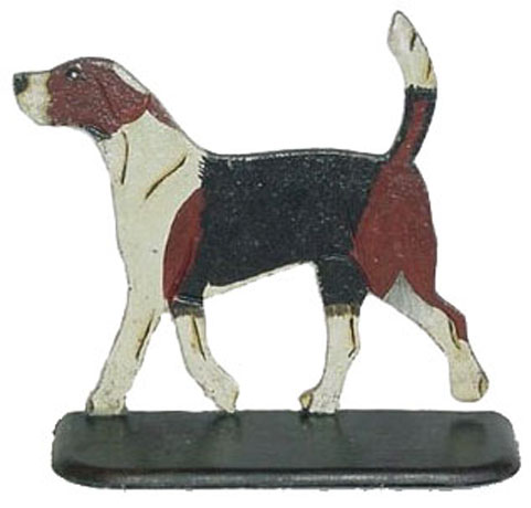 American Foxhound Dog doorstop