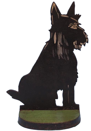 Scotty with Highlights doorstop