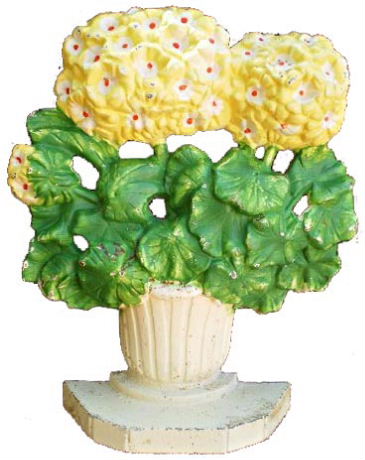 Hubley's Primroses doorstop