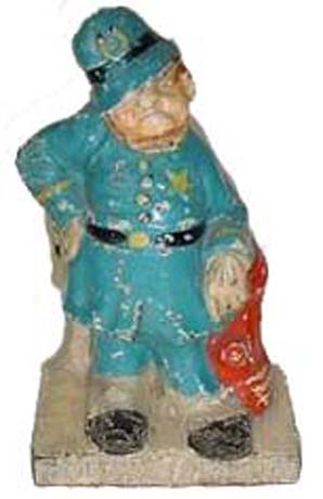 Policeman doorstop