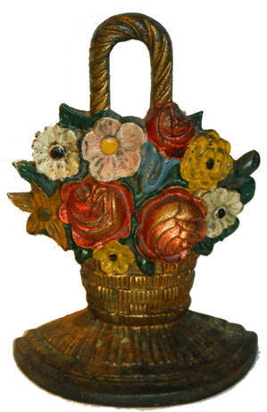 Rose Basket doorstop